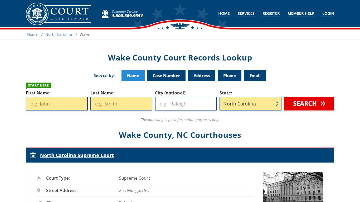 Wake County Court Records | NC Case Lookup